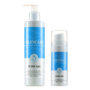 Pilefixx- משחה לפי הטבעת, 1 יחידה. Pilewash- סבון נוזלי לפי הטבעת, 1 יחידה.